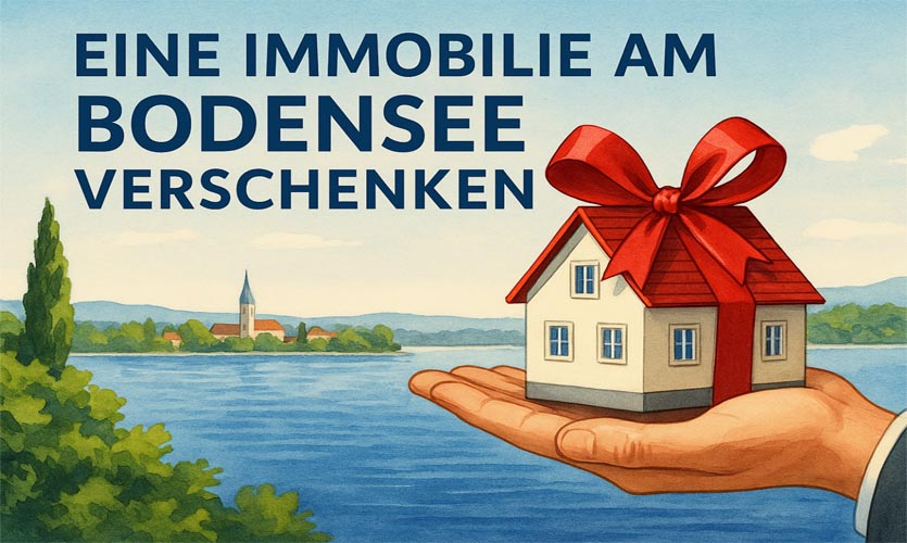 Eine Immobilie am Bodensee verschenken